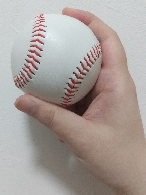 右面から見たスラーブの握り方